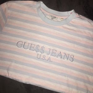 ASAP ROCKY x GUESS STRIPED SHIRT